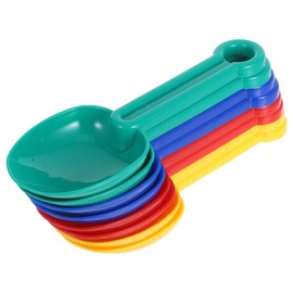 Lurrose Sandbox Shovel for Kids, 8.5 inches (21.5 cm), Set of 8 Pieces, 4 Colors, Colorful, Plastic, Sandbox Toy, Sea Bathing, Sea Hunting, Snow Play, Nursery School