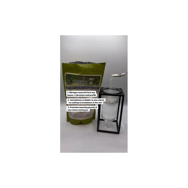 Grower's Secret Nitrogen 16-0-0 • Organic • Readily Available For