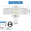 AmeriTop Motion Sensor Lights Outdoor, 2-in-1 Ultra Bright 3500LM 35W