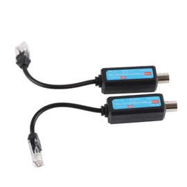 Yusat Moca Adapter for Ethernet over Coaxial Ethernet over Coax 17 × 9 × 3 1 Pair 10 100 MBps 1K Passive IP Coaxial Transmitter Receiver Extender for IP NVR Camera Coaxial