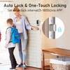 Qivine Smart Door Lock Fingerprint Electronic Lock Front Door, Keyless