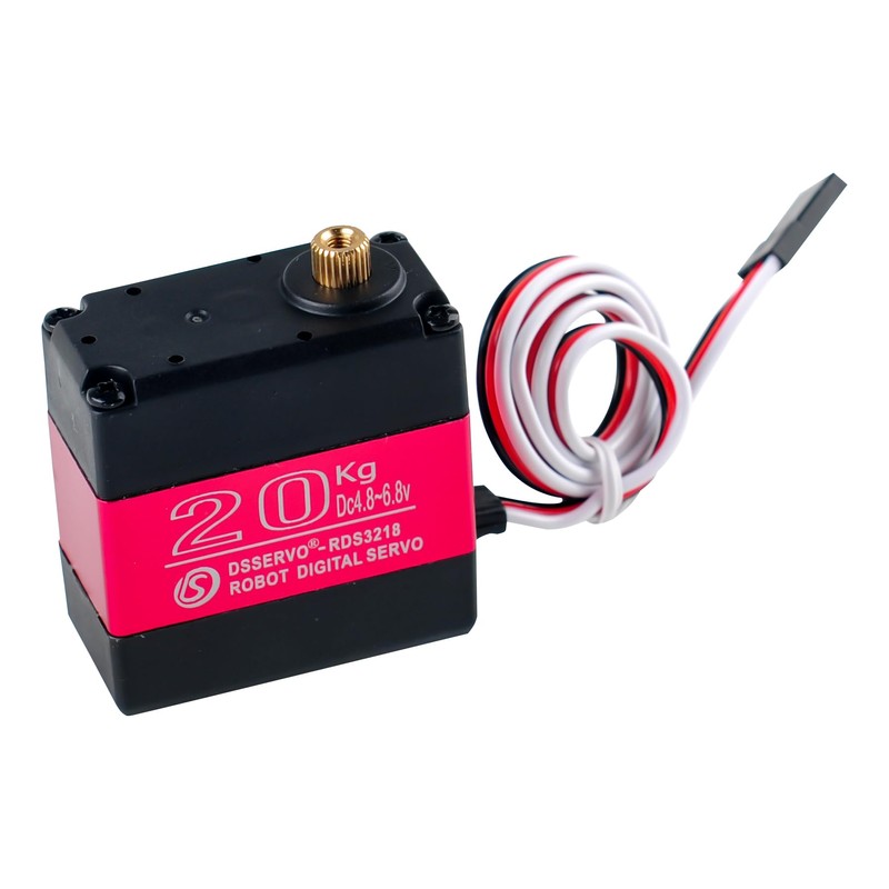 Rcmall RDS3218 Digital Servo, 20KG Dual-Axis High Torque, Waterproof IP66,