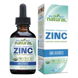 Picolinato De Zinc Y Bisglicinato 100 Natural Vegano Sin Sabor                                                                                        