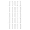 sourcing map 100pcs Round Rubber End Caps 2mm ID Bolt