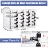 Layhit 20 Slots Cell Phone Locker Box for Classroom Clear