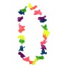 50 Pzas Collares De Flores Hawaianas Fiesta Eventos Batucada