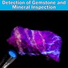 HQRP Professional 365 nM 9 LED Gemstone and Mineral Inspection,