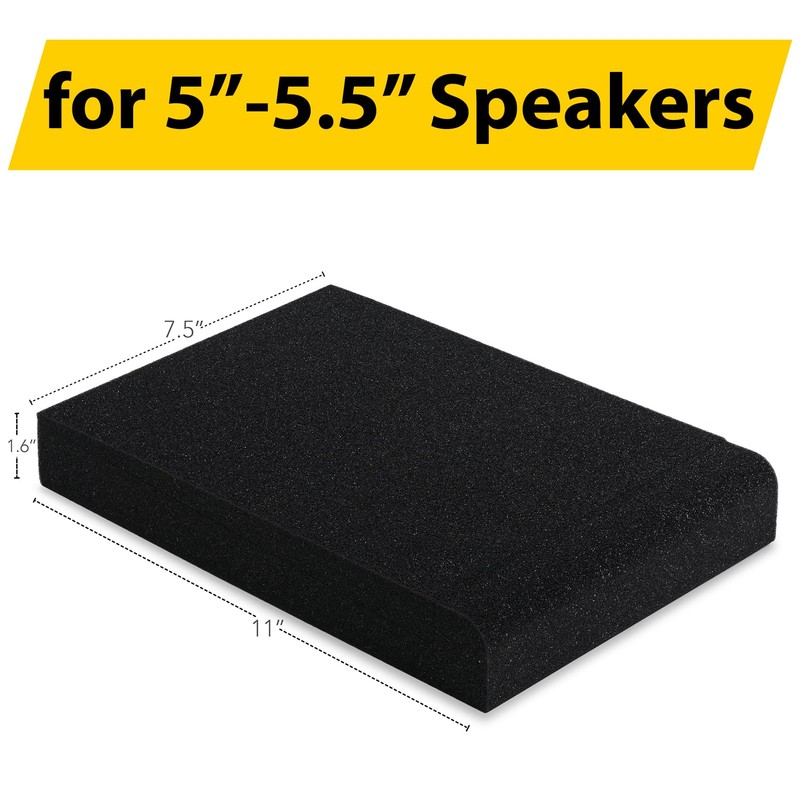 Sound Addicted - Studio Monitor Isolation Pads for 5 Inch
