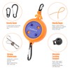 Portable Travel Clothesline Cord, Caudblor Adjustable 33ft Camping Clothes line,