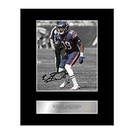 Eddie Jackson Signed Mounted Photo #01 Chicago Bears