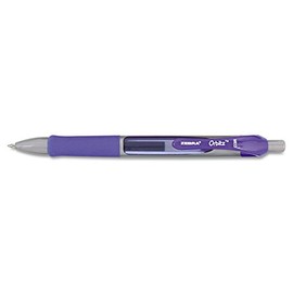 Zebra 41020 Orbitz Retractable Gel Pen, Medium, Blue Ink, 0.7mm, Dozen