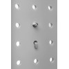 DuraHook Double Bar Pegboard Hooks Alloy Steel Silver Tone Pack