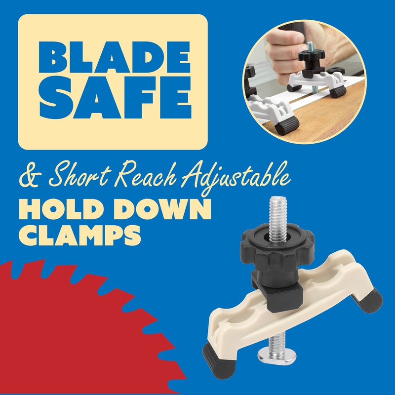 Peachtree Woodworking Supply Mini Taper Jig For Table Saw, Adjustable