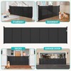 Upgrade Retractable Baby Gates Extra Wide (150" W x 42"