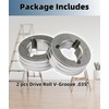 2 Pcs 053700 Drive Roll Fits for Miller Millermatic 200/210/212/250/251/252