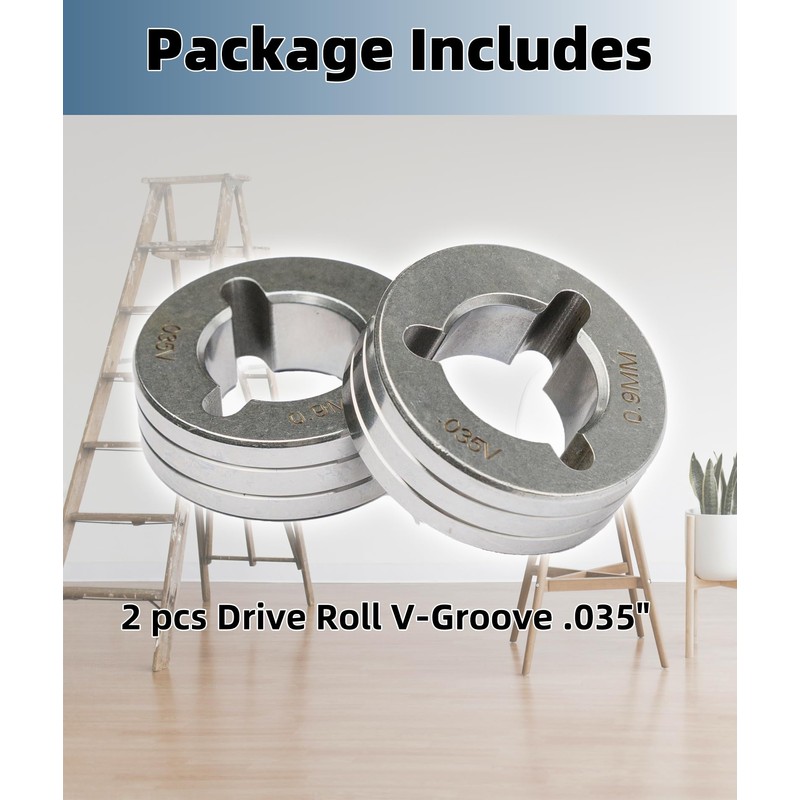 2 Pcs 053700 Drive Roll Fits for Miller Millermatic 200/210/212/250/251/252