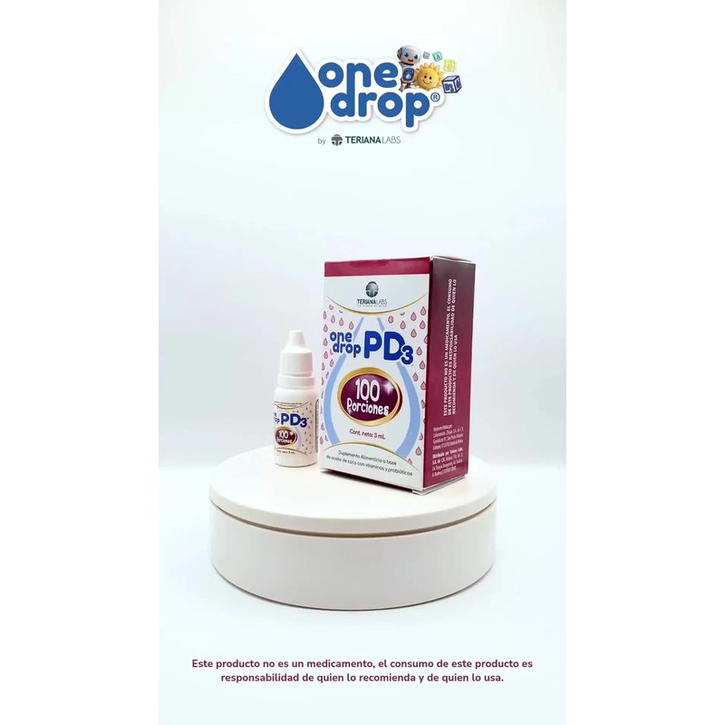 Onedrop Pd3 Vitamina D3 Y Probióticos En Una Gota 3