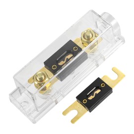 X AUTOHAUX Car Audio 0 4 8 Gauge Inline ANL Fuse Holder Set with 2pcs 125A Fuse