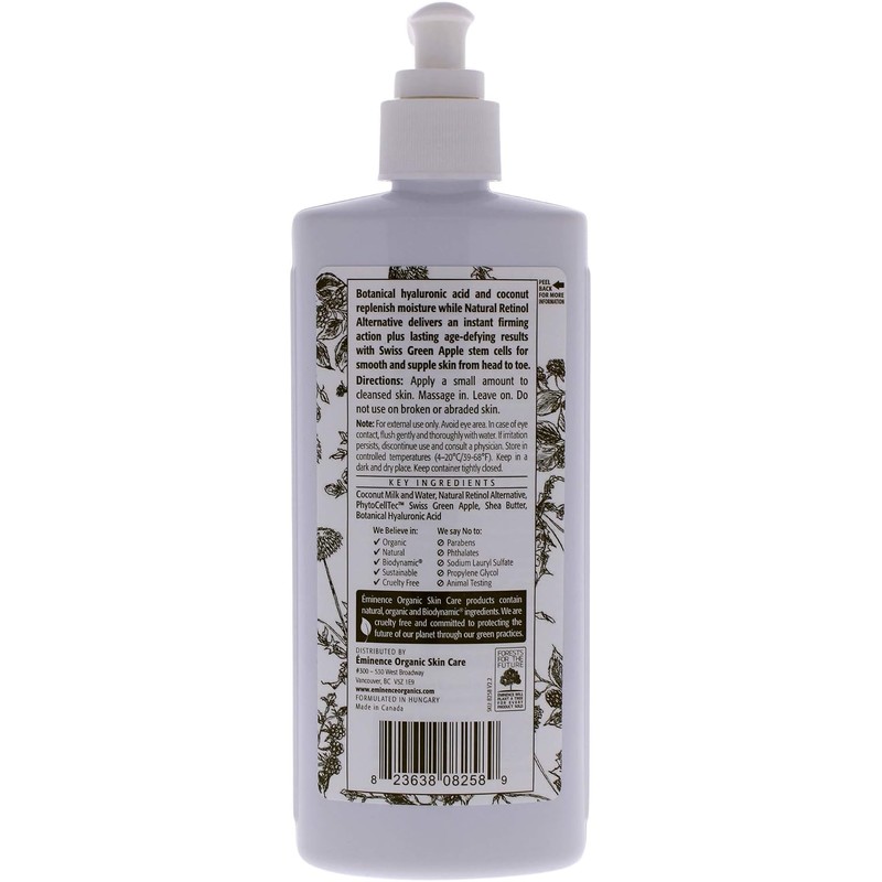 Coconut Firming Body Lotion by Eminence for Unisex - 8.4