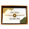 ONDEGO® GESCHENK Kompass Glücksbringer Motivation Erfolg beste Freundin Armband Freundschaftsarmband