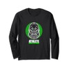 Gym Gorilla Kopf Athlet Fitness Training grün modern Gym Langarmshirt