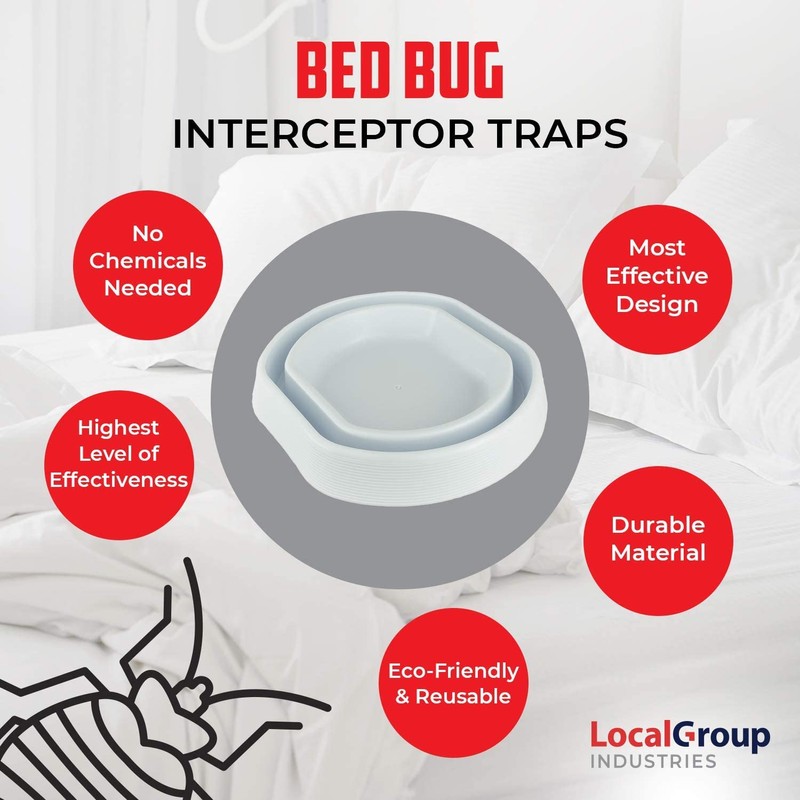 Bed Bug Trap - Eco Friendly Bed Bug Interceptors for