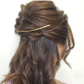 FRCOLOR Hair Comb, Crescent Gold, Crescent Moon, Hair Accessory, Women's Comb, Hair Ornament, Hair Clip, Wedding, Graduation, Party