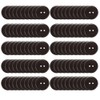 100 PCS Round Black Button 10mm Resin Sewing Buttons 2