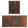 Hiram Leather Notebook Sleeve Case Multifunctional Leather Storage Bag for