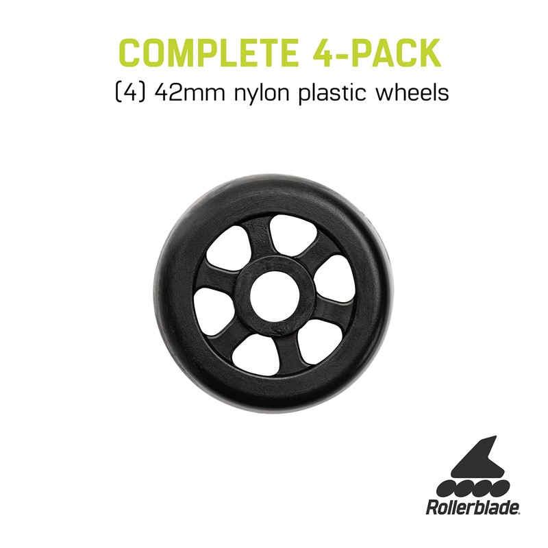 Rollerblade Anti-Rocker 42mm Wheels, 4 Pack