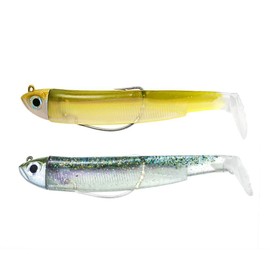 FIIISH Black Minnow No.2-9 cm - Double Combo Shore - 5g - Ghost Minnow - Wakasagi - BM3009