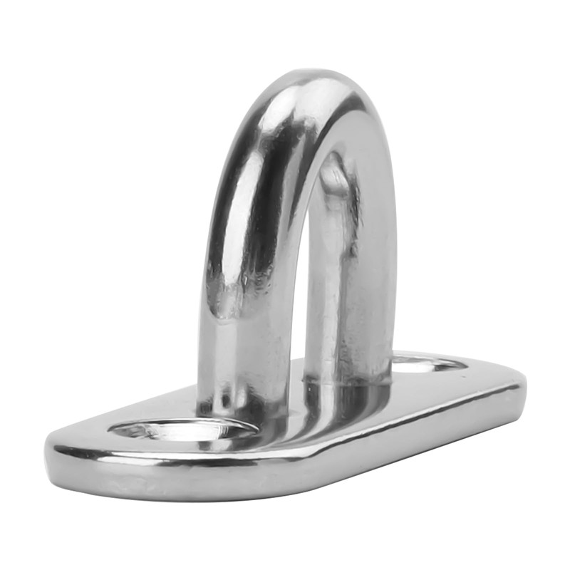 JOIKIT 10 PCS M5 Pad Eye Plate, 304 Stainless Steel
