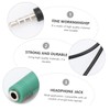 KOMBIUDA 3pcs Audio Splitter Adapter Headphone Speaker Cable Compact Lightweight