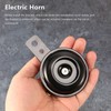 Jesnoe 6V Black Mount Electric Horn for Car Vehicle
