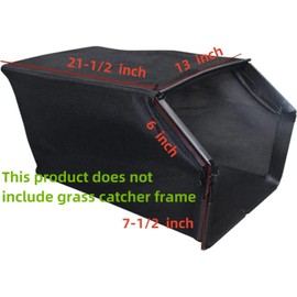 Giltswift Giltswift 964-04154A Fits 21 Lawn Mower Grass Catcher Bag Compatible with MTD/Craftsman Walk Behind Mower 964-04154 (NOT Included Metal Frame)