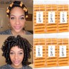 CLIONE 60pcs Perm Rods Set for Natural Hair Plastic Cold