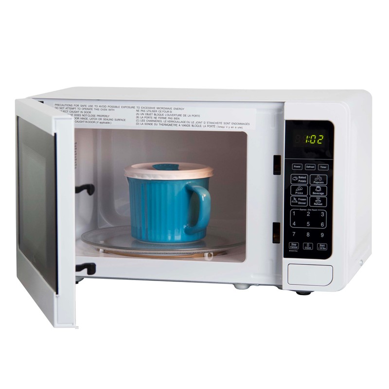 Avanti MT7V0W Microwave Oven 700-Watts Compact with 6 Pre Cooking