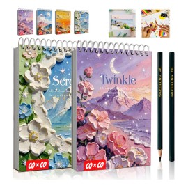 2pzs Cuaderos Acuarelas Sketchbooks De Dibujos 120 Hojas A4