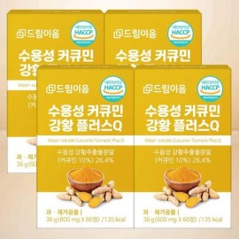 드림이음 [Dream Eum] Water-soluble Curcumin Turmeric Plus Q 60 tablets x 4 boxes / [드림이음] 수용성 커큐민 강황 플러스 Q 60정 x 4박스