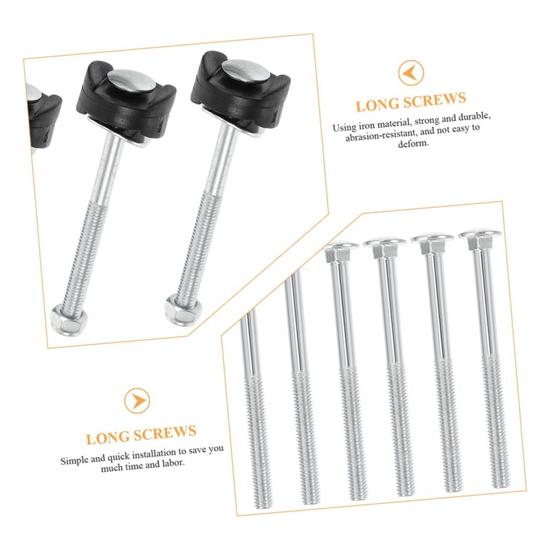 GRIRIW 10pcs Trampoline Replacement Screw Set Fixed Screws for Secure