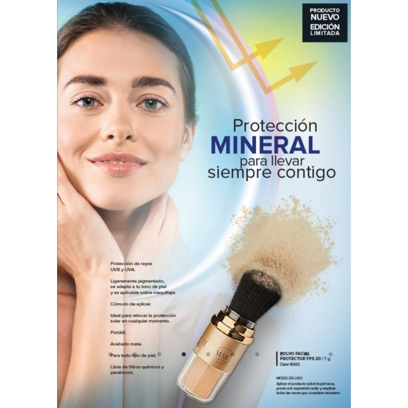 Terramar Polvo Facial Con Filtro Solar Fps 20 Terramar