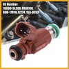 Partuto 4 Pcs 16600-5L300 FBJB100 Fuel Injector for Nissan Sentra