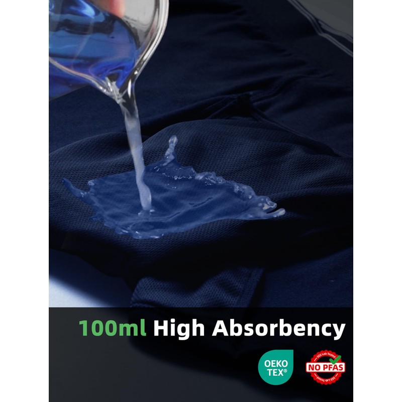 TIICHOO Mens Incontinence Underwear Washable Urinary Leakproof Cotton Boxer Briefs