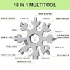 Stocking Stuffers for Men, FODARSAI 18-in-1 Snowflake Multi Tool, Cool