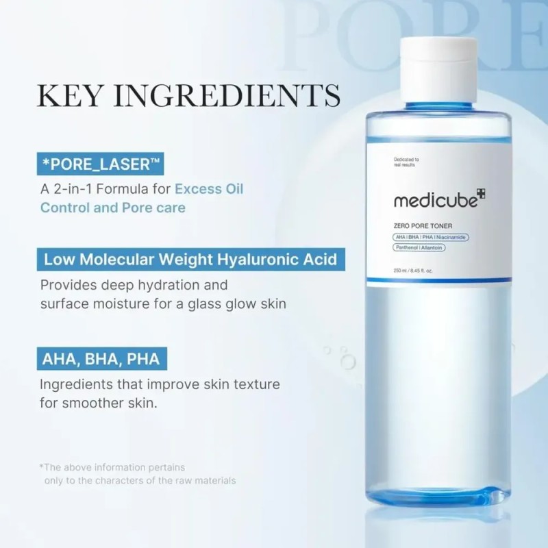 Medicube Zero Pore Toner - Tonico Facial 250 Ml Momento