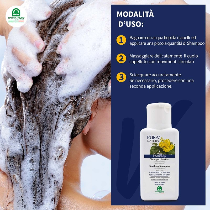 PuraNatura Psoristop - Soothing Shampoo, Ultra Gentle Soothing 250ml