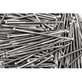 (50) Outdoor TEK 5 Hex Washer Head 1/4-20 x 6 Self-Drilling HD Steel Screw IHW