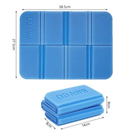 FIBOUND Pack of 2 Foldable Seat Pads, Waterproof Seat Pad, Thermal Seat Cushion, for Ideal Attachment to Backpack, Maximum Protection Against Cold, Moisture and Dirt