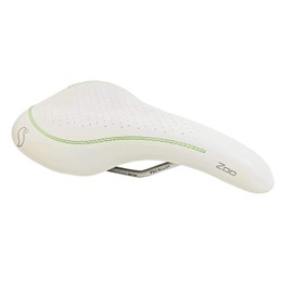 Selle Italia Men's Bicycle Seat, Gel Flow, Synthetic Leather, Green, Touring Trekking