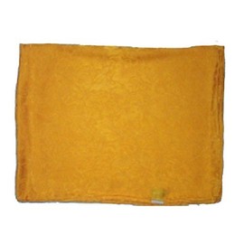 Jacquard Silk Scarf 34.5" Yellow